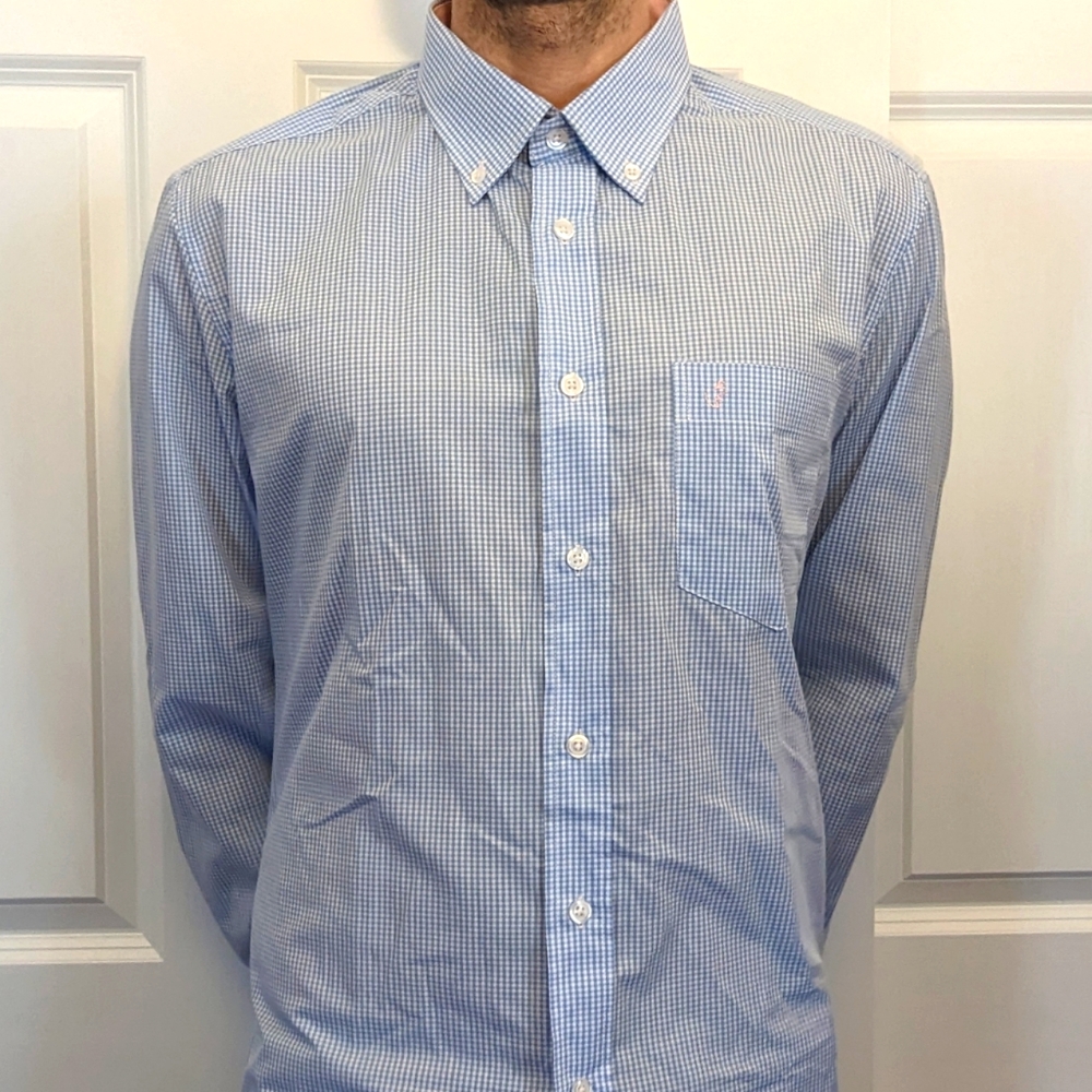 Golden Valley Checkered Dress Shirt